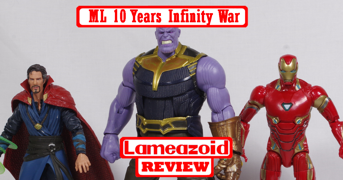 Review – Marvel Legends – First Ten Years – Infinity War (Dr. Strange, Thanos, Iron Man Mark L)