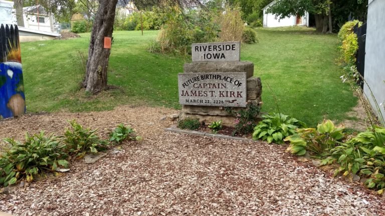 Birth Place of Captain Kirk, Riverside Iowa