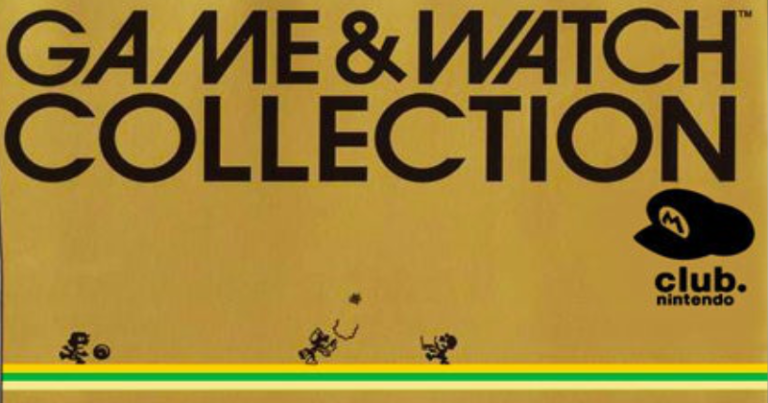 Nintendo Game & Watch Collection Site Banner