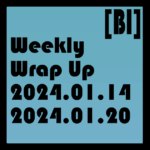 Weekly Wrap Up (01.14.2024 to 01.20.2024)