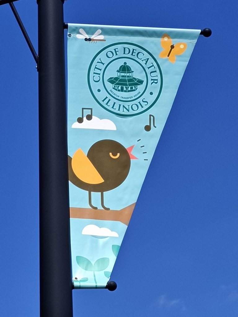 Bird Flag – Decatur, Illinois