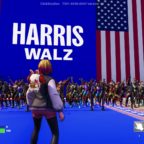 The Harris/Walz Campaign Fortnite Map