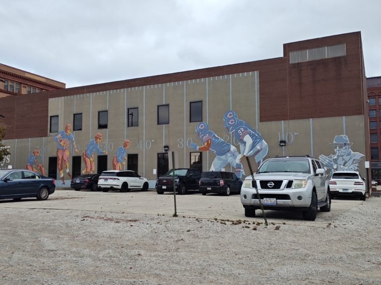 Decatur Staleys Football Mural