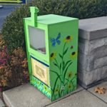 Flowered Newspaper Box, Decatur, Illinois