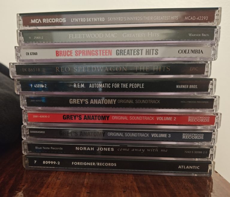 A Stack of CDs